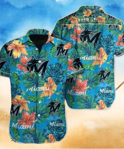 Miami Marlins MLB Custom Name Hawaiian Shirt For Men Women Gift For Fan