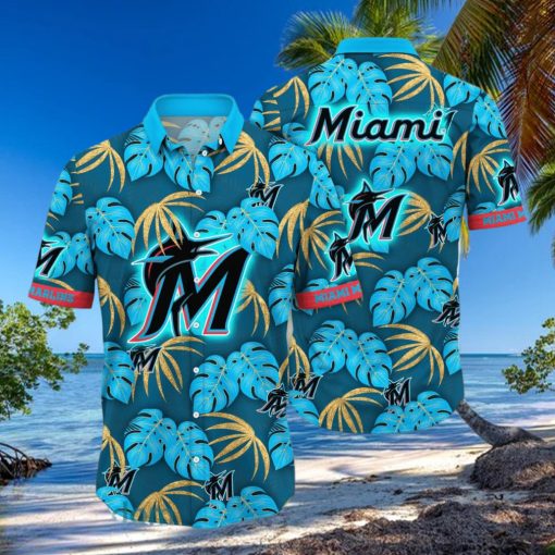 Miami Marlins MLB Flower Hawaiian Shirt Impressive Gift For Fans