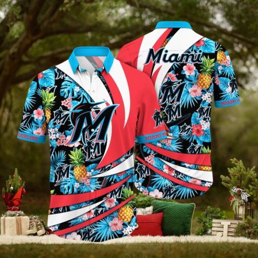 Miami Marlins MLB Hawaiian Shirt Heat Aloha Shirt