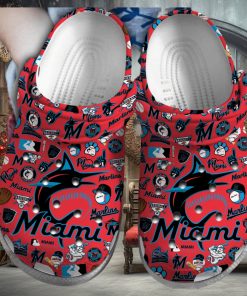 Miami Marlins MLB Sport Crocs Crocband Clogs Shoes Comfortable For Men Women and Kids – Footwearelite Exclusive
