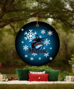 Miami Marlins NBA 2023 Xmas Gifts Christmas Decorations Ornament