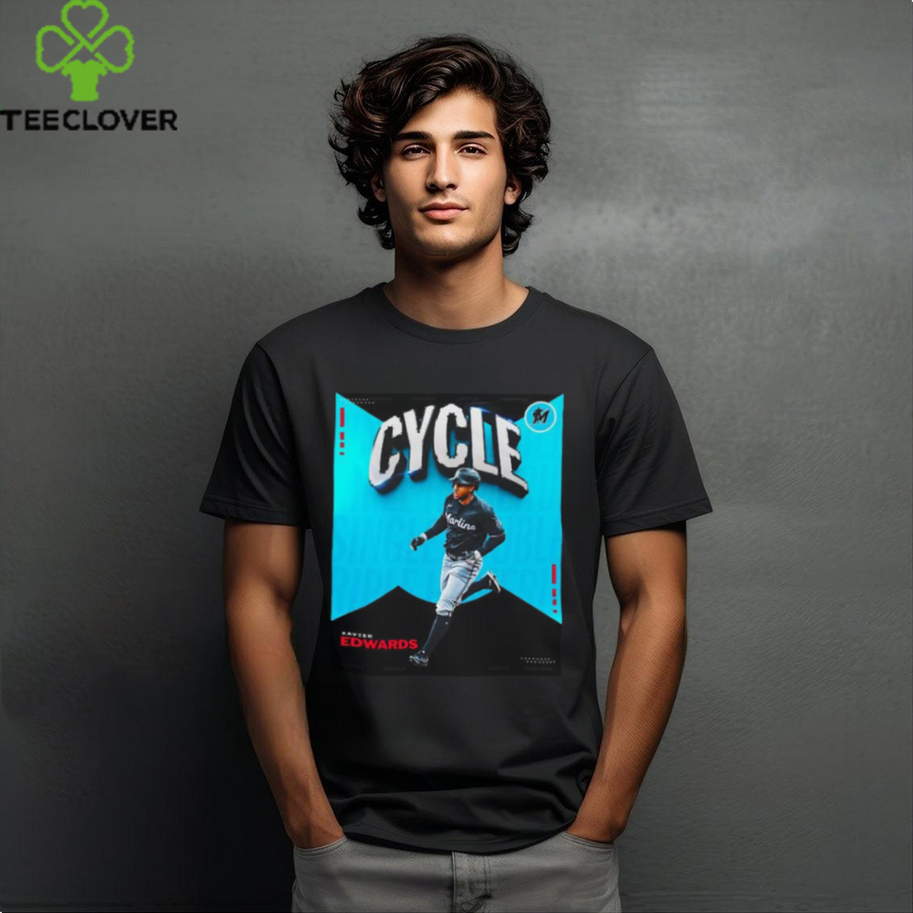 Miami Marlins Xavier Edwards Cycle Shirt Miami Marlins Xavier Edwards Cycle Shirt