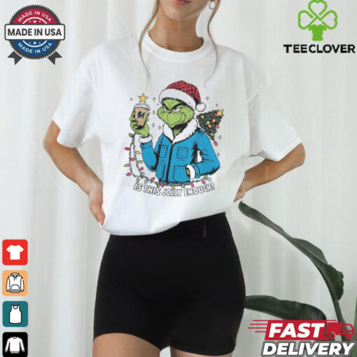 Miami Marlins x Santa Grinch Is This Jolly Enough Merry Christmas Shirt