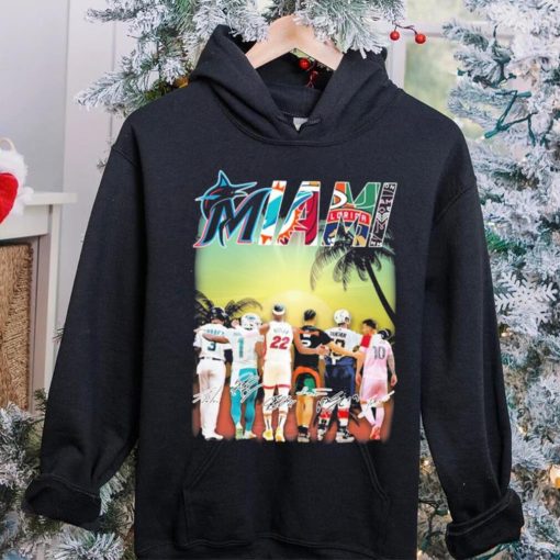 Miami Matthew Tkachuk Jimmy Butler Tua Tagovailoa Luis Arráez and Lionel Messi signatures hoodie, sweater, longsleeve, shirt v-neck, t-shirt