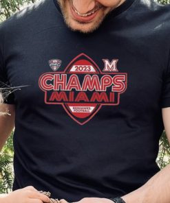 Miami RedHawks 2023 MAC Champions Unisex T Shirt