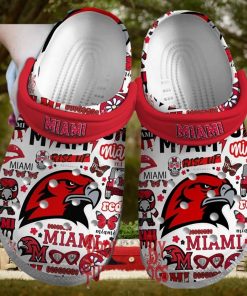 Miami RedHawks Football Crocs Shoes