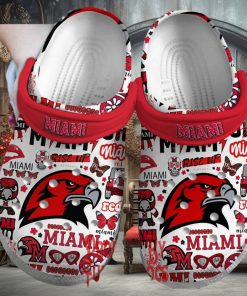 Miami RedHawks Football Crocs Shoes