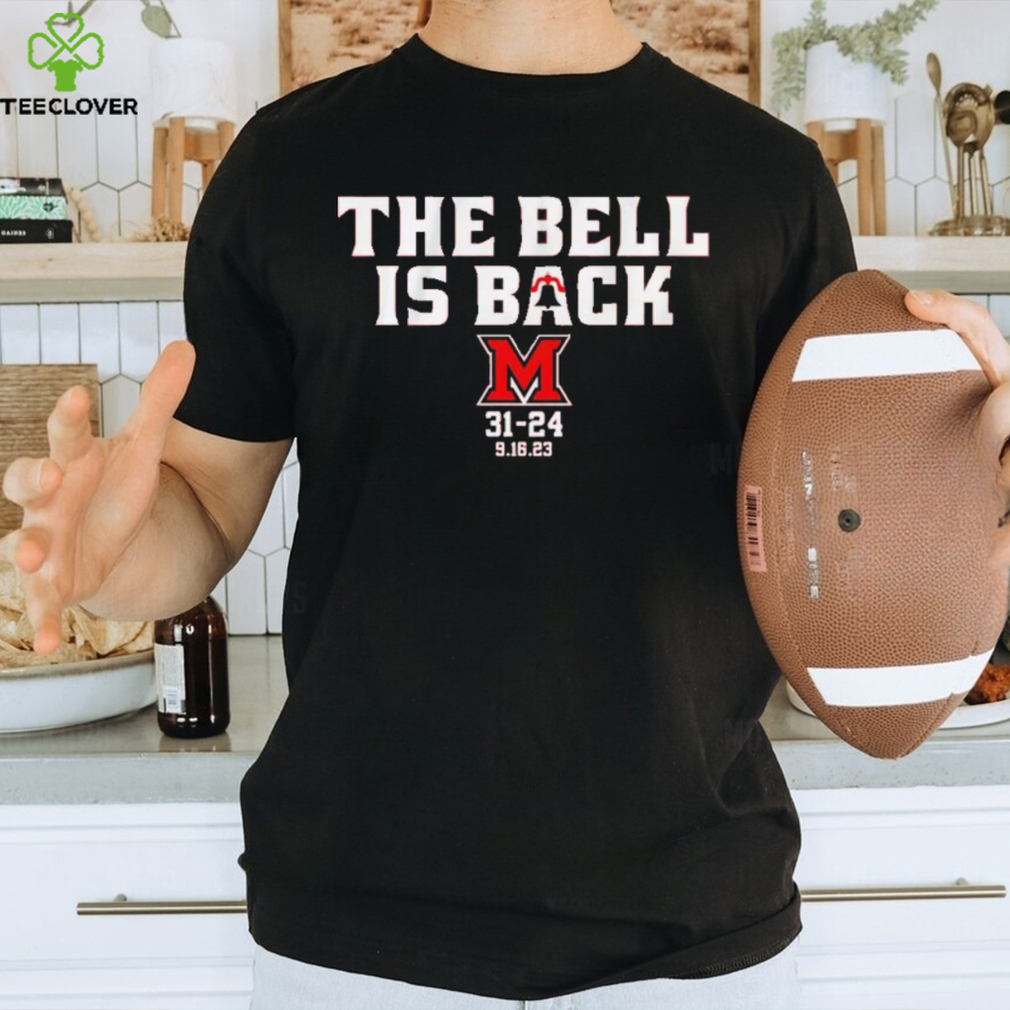 Miami RedHawks The Bell is back shirt Miami RedHawks The Bell is back shirt