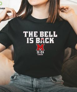 Miami RedHawks The Bell is back shirt