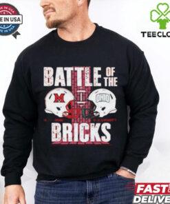 Miami RedHawks vs Ohio Bobcats Battle of the Bricks helmet hoodie, sweater, longsleeve, shirt v-neck, t-shirt