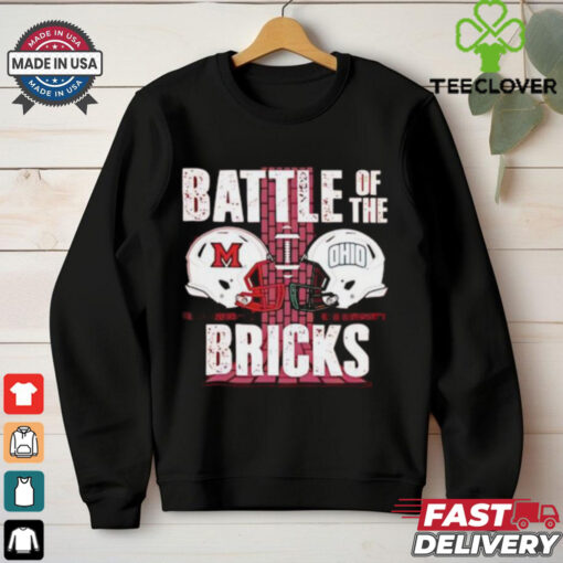 Miami RedHawks vs Ohio Bobcats Battle of the Bricks helmet hoodie, sweater, longsleeve, shirt v-neck, t-shirt