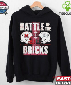 Miami RedHawks vs Ohio Bobcats Battle of the Bricks helmet hoodie, sweater, longsleeve, shirt v-neck, t-shirt