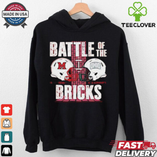 Miami RedHawks vs Ohio Bobcats Battle of the Bricks helmet hoodie, sweater, longsleeve, shirt v-neck, t-shirt