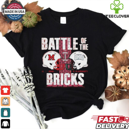 Miami RedHawks vs Ohio Bobcats Battle of the Bricks helmet hoodie, sweater, longsleeve, shirt v-neck, t-shirt