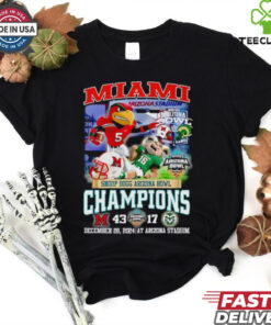 Miami Snoop Dogg Arizona Bowl Champions score mascot shirt