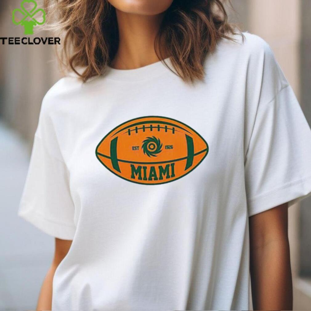 Miami Team Colors Football shirt Miami Team Colors Football shirt