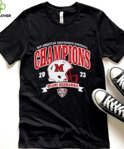 Miami University RedHawks 2023 MAC Football Conference Champions shirt