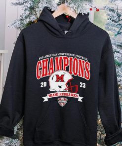 Miami University RedHawks 2023 MAC Football Conference Champions hoodie, sweater, longsleeve, shirt v-neck, t-shirt