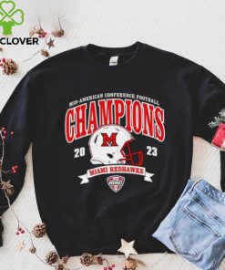 Miami University RedHawks 2023 MAC Football Conference Champions hoodie, sweater, longsleeve, shirt v-neck, t-shirt