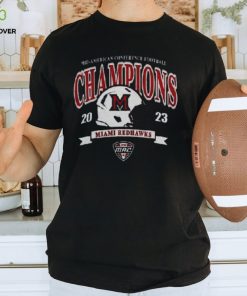 Miami University Redhawks Mac 2023 Mid American Conference Football Champions Shirt