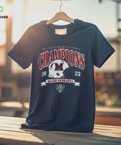 Miami University Redhawks Mac 2023 Mid American Conference Football Champions Shirt