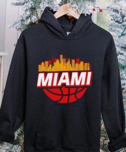 Miami basketball city logo gift shirt