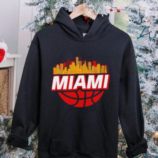 Miami basketball city logo gift hoodie, sweater, longsleeve, shirt v-neck, t-shirt