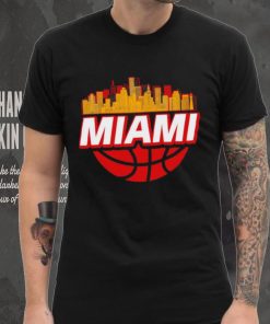 Miami basketball city logo gift hoodie, sweater, longsleeve, shirt v-neck, t-shirt