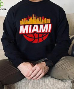 Miami basketball city logo gift hoodie, sweater, longsleeve, shirt v-neck, t-shirt