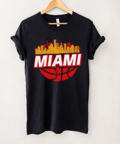 Miami basketball city logo gift hoodie, sweater, longsleeve, shirt v-neck, t-shirt