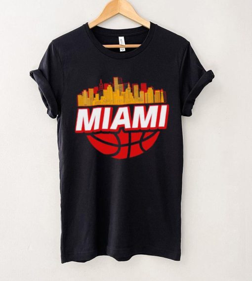 Miami basketball city logo gift hoodie, sweater, longsleeve, shirt v-neck, t-shirt