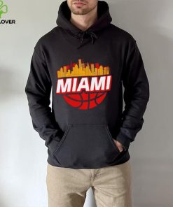 Miami basketball city logo gift hoodie, sweater, longsleeve, shirt v-neck, t-shirt