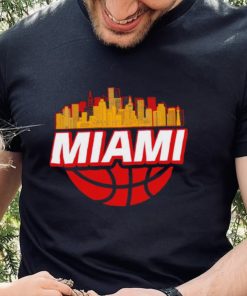 Miami basketball city logo gift hoodie, sweater, longsleeve, shirt v-neck, t-shirt