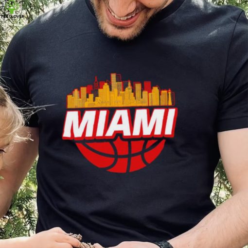 Miami basketball city logo gift hoodie, sweater, longsleeve, shirt v-neck, t-shirt