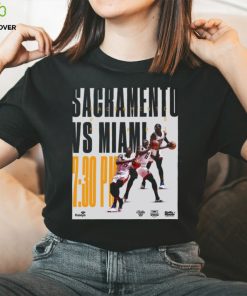 Miami heat first sacramento vs miami 730 pm shirt