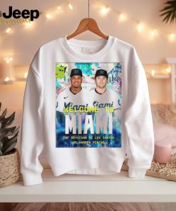 Miami marlins mlb 2024 welcome to deyvison de los santos and andrew pintar home decor poster shirt