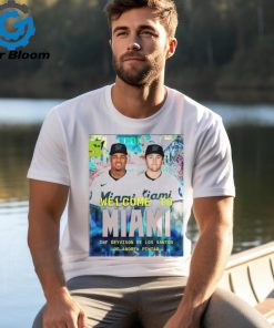 Miami marlins mlb 2024 welcome to deyvison de los santos and andrew pintar home decor poster shirt