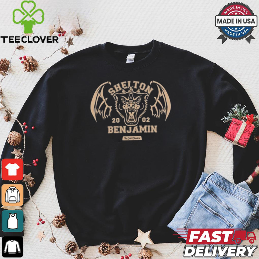 Miayim Shelton Benjamin The Gold Standard Est 2002 Painting t shirt Miayim Shelton Benjamin The Gold Standard Est 2002 Painting t shirt