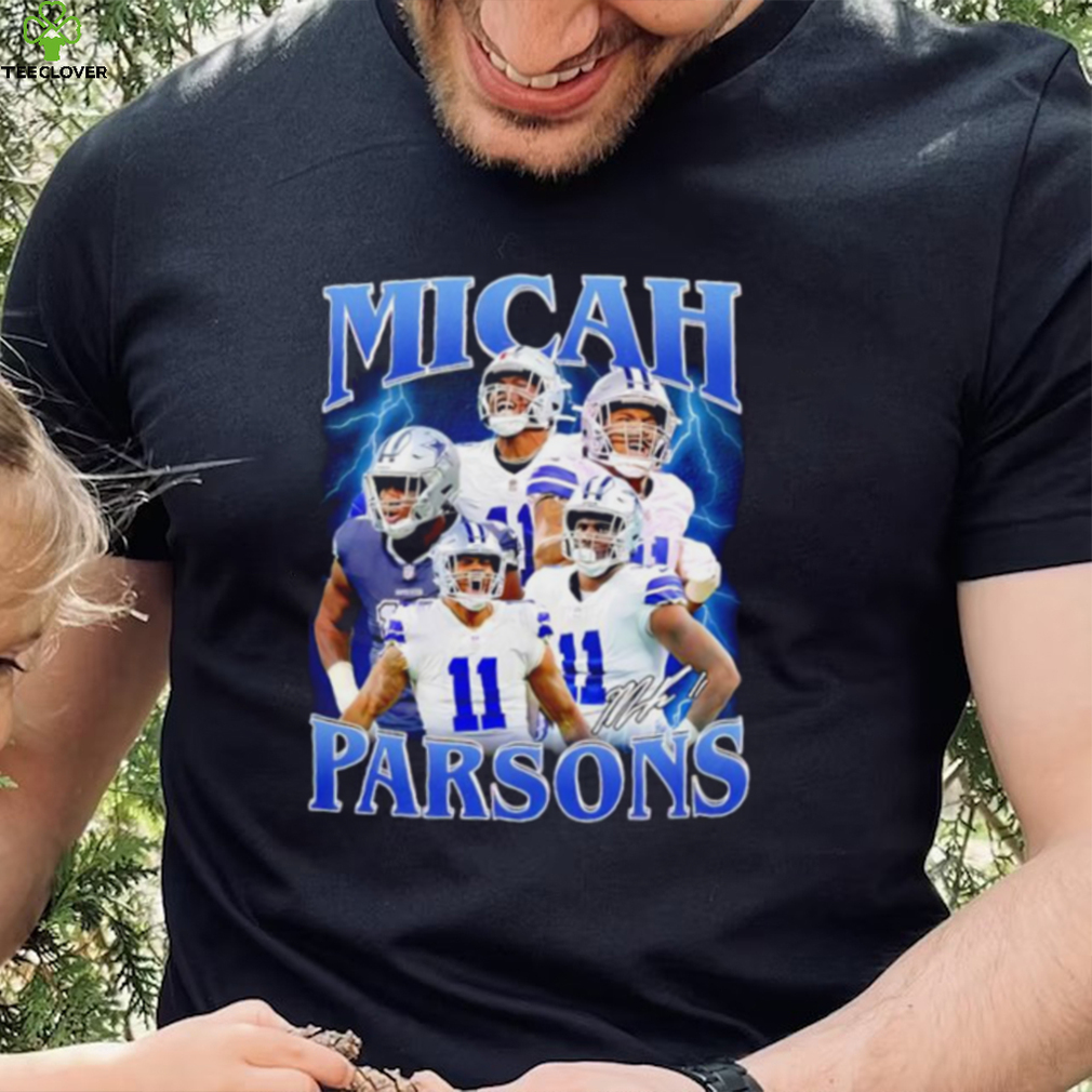 Micah Parsons number 11 Dallas Cowboys football player portrait