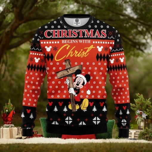 Mice Christ Ugly Christmas Sweater