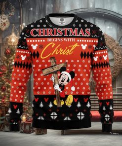 Mice Christ Ugly Christmas Sweater