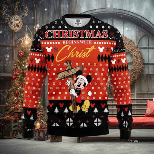 Mice Christ Ugly Christmas Sweater