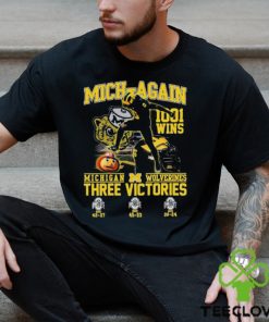 Mich Again 1001 Wins Michigan Wolverines Three Victories Shirt 2 Mich Again 1001 Wins Michigan Wolverines Three Victories Shirt