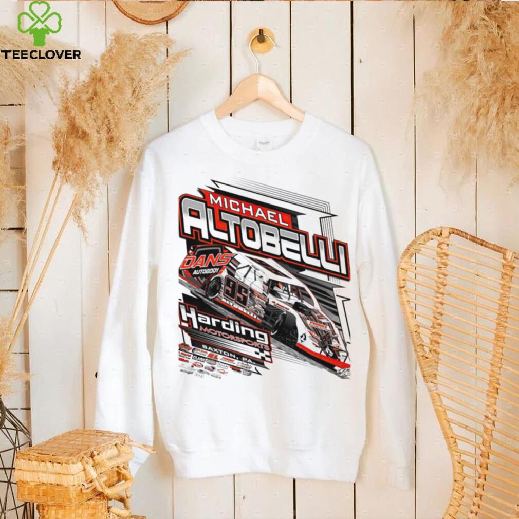 Michael Altobelli Harding Motorsports car shirt Michael Altobelli Harding Motorsports car shirt