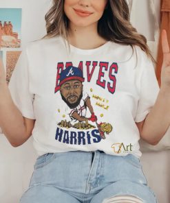 Michael Harris Ii Atlanta Braves Money Mike Caricature Shirt