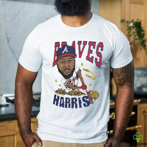 Michael Harris Ii Atlanta Braves Money Mike Caricature Shirt