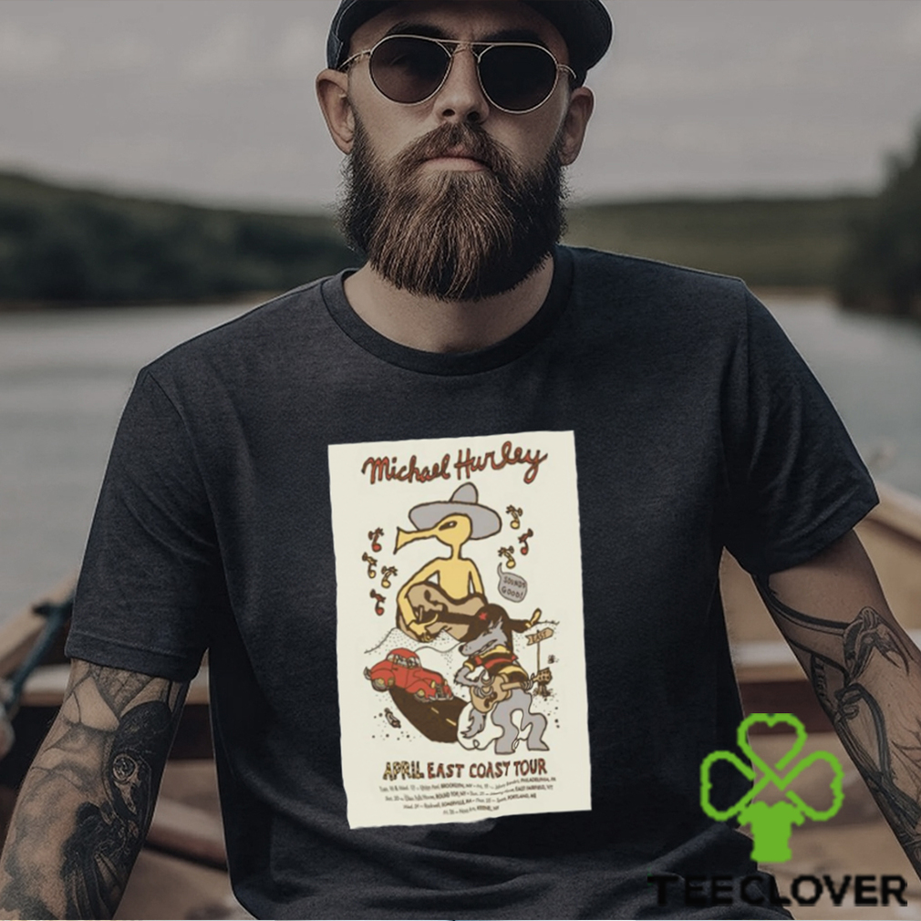 Michael Hurley April 2024 East Coast Tour Poster Shirt Michael Hurley April 2024 East Coast Tour Poster Shirt