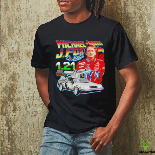 Michael J.Fox #1.21 back to the future signature shirt