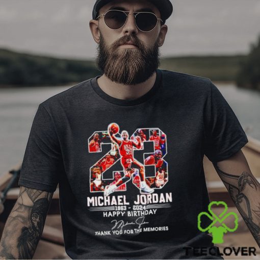 Michael Jordan 1963 2024 Happy Birthday thank you for the memories shirt