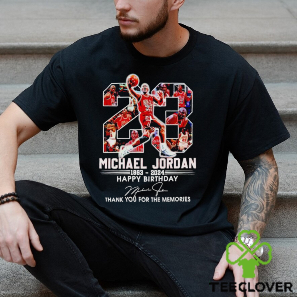 Michael Jordan 1963 2024 Happy Birthday thank you for the memories shirt Michael Jordan 1963 2024 Happy Birthday thank you for the memories shirt